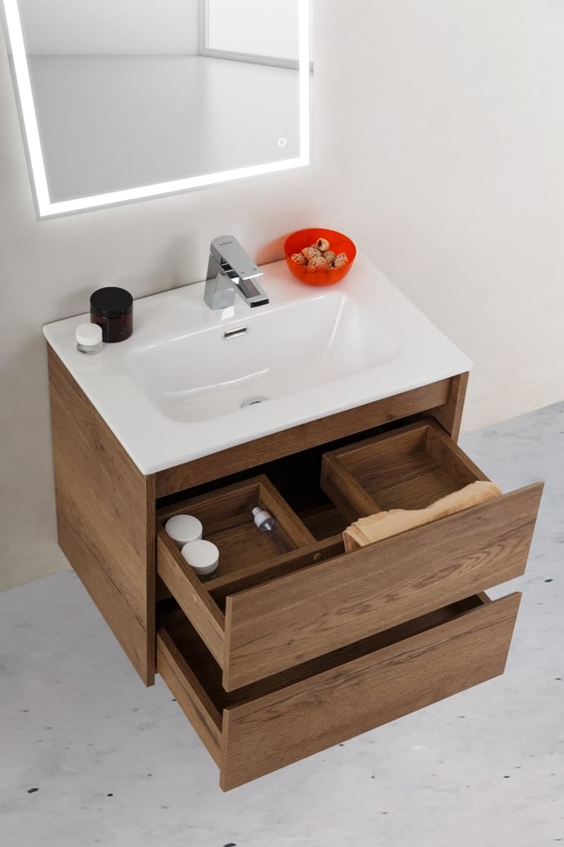 Тумба под раковину BelBagno KRAFT 39-600/390-2C-SO-RT Rovere Tabacco