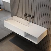 Тумба с раковиной Abber Stein 120 AS2640-1.2 R белый