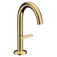 Смеситель для раковины Axor One 48010990 шлифованное золото