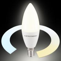 Лампа светодиодная с управлением через Wi-Fi Elektrostandard Умная лампа Свеча E14 7Вт 3300-6500K BLE2779