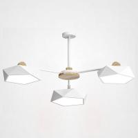 Люстра на штанге Imperiumloft Geometric Белая GEOMETRIC-CH01