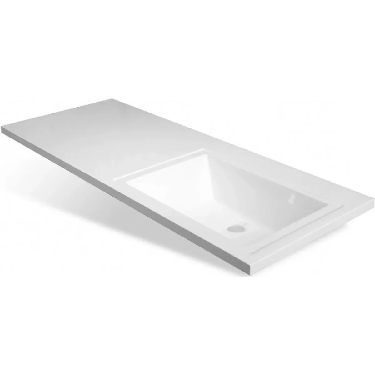 Раковина Misty Даллас ФР-00001528 120,2x48,2 см R, над стиральной машиной, белый