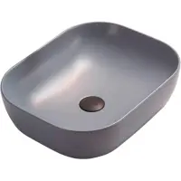 Раковина-чаша CeramaLux 78104MHL-4 50,5x40,5 см, накладная, голубой матовый