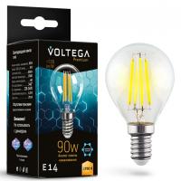Лампа светодиодная Voltega шар (Globe) E14 9Вт E14 6Вт 2700K 7221