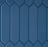 Equipe Arrow Настенная керамическая плитка Adriatic Blue 5x25 глазурованный глянцевый
