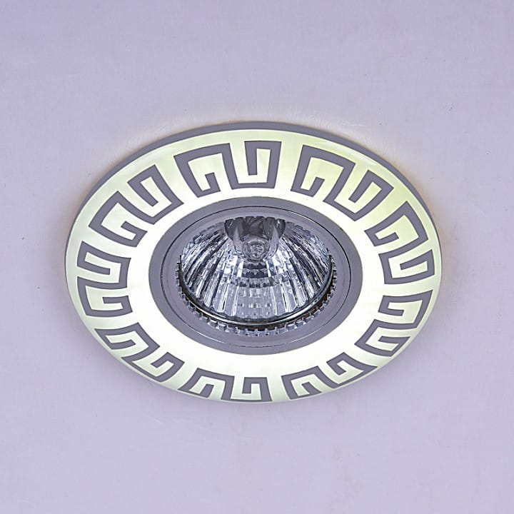 Встраиваемый светильник Reluce  09504-9.0-001MN MR16+LED3W WH/CR