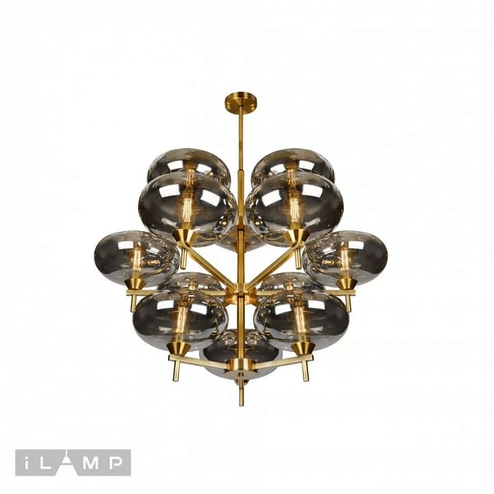 Люстра на штанге iLamp Rivoli 6607/12 GD