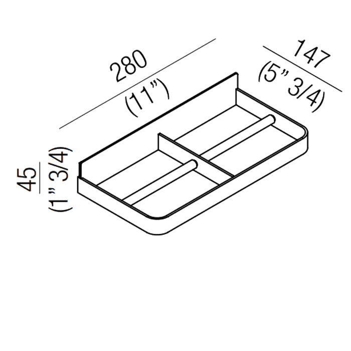 Держатель туалетной бумаги Agape Memory AMEM861A сталь