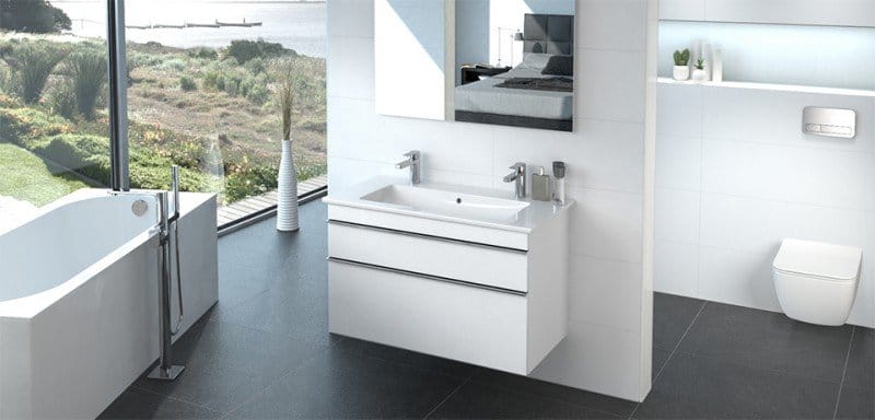 Тумба под раковину Villeroy&Boch Venticello A92501DH белый глянец