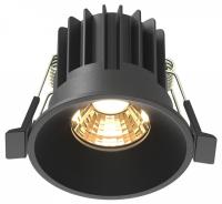 Встраиваемый светильник Maytoni Technical Раунд DL058-7W2.7K-B