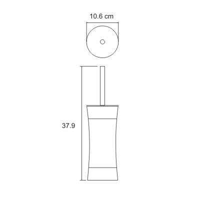 Ершик для унитаза WasserKRAFT Wern K-7527