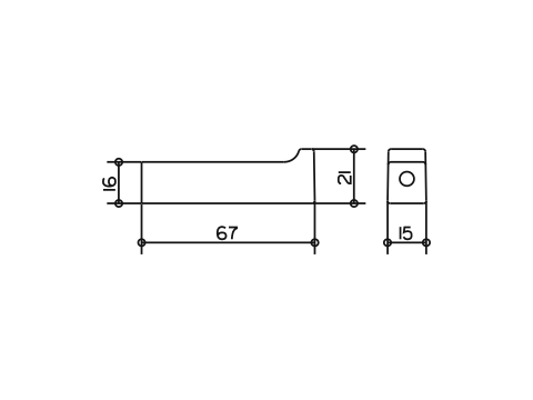 Крючок Edition Keuco 11 11116010000 хром