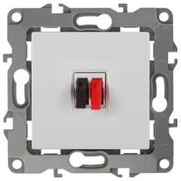 Розетка акустическая без рамки Эра Эра 12 12-3111-01