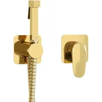 Гигиенический душ WasserKRAFT Neckar A2151.280.238.216 со смесителем, золотой