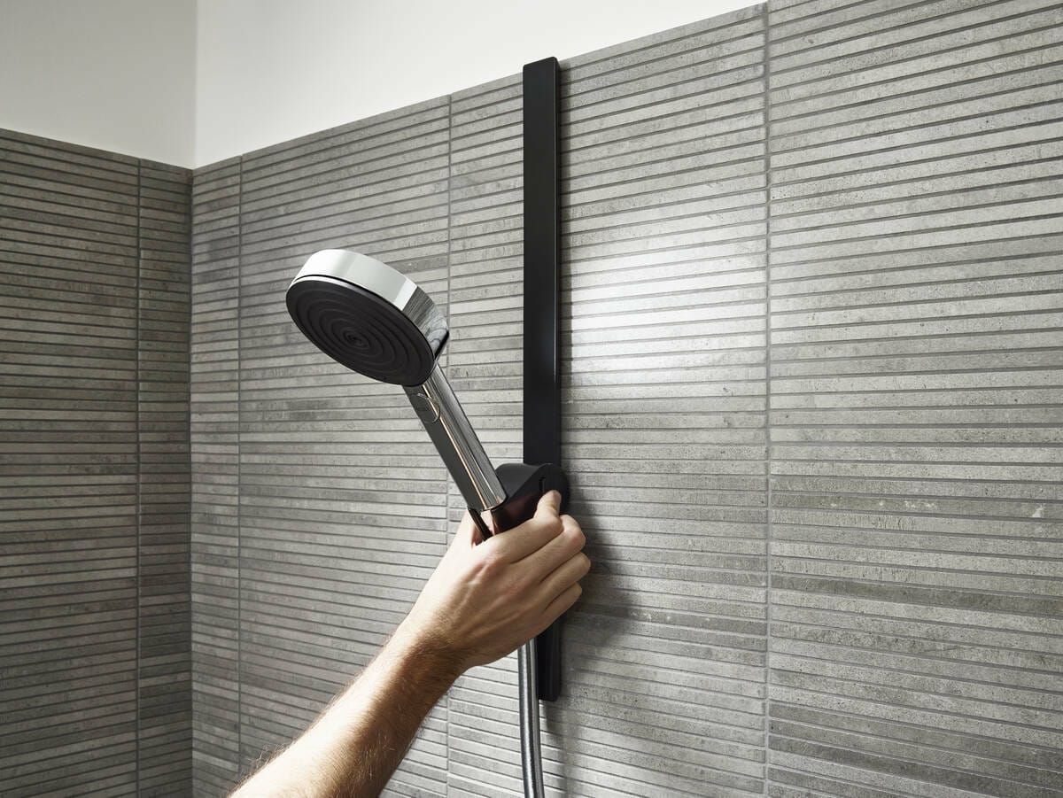 Штанга для душа hansgrohe WallStoris 50 27902670 черная матовая