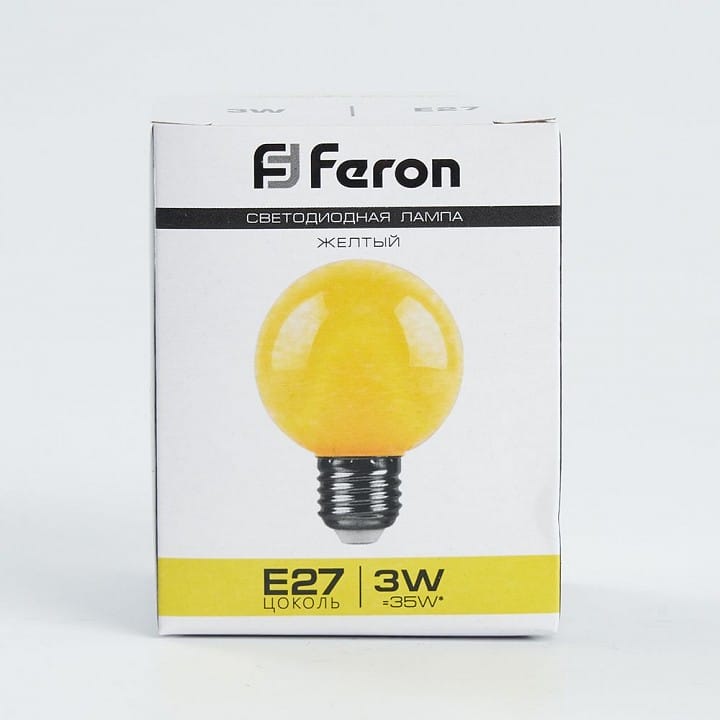 Лампа светодиодная Feron  E27 3Вт K 25904