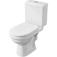 Унитаз-компакт Santeri Visit 1.P405.3.S00.00B.F (4640009670758) косой выпуск, с сиденьем, белый