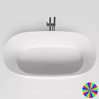 Ванна из искусственного камня Salini Sofia S-Stone 102526MRF 170x80, белый матовый (покраска по RAL)