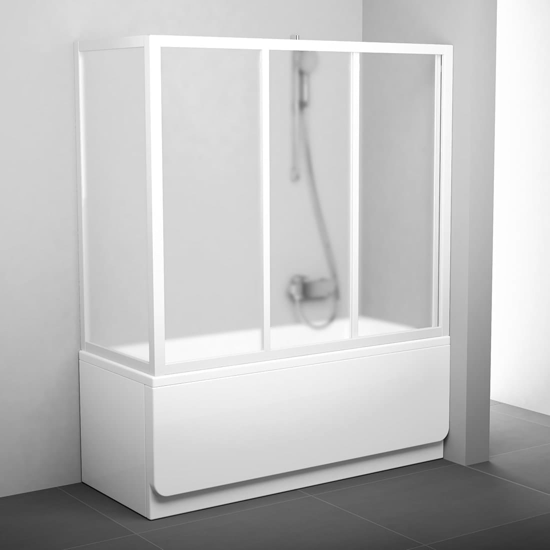 Душевая стенка Ravak Supernova APSV-80 95040102ZG белая+грейп