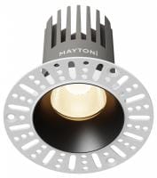 Встраиваемый светильник Maytoni Technical Омут DL121-15W-3K-TRS-B