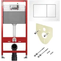Комплект инсталляции 4 в 1 Tece Base 9400413 с панелью смыва