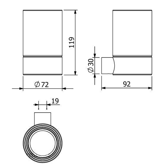 Стакан Kludi Vela R 5897505