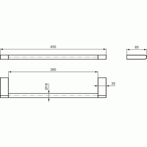 Полотенцедержатель Ideal Standard Connect N1386AA