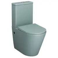 Унитаз-компакт Grossman GR-4480MNMS безободковый, с сиденьем микролифт, мятный матовый