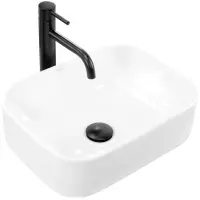 Раковина-чаша Rea Demi Mini REA-U5064 40,5x31 см, накладная, белый