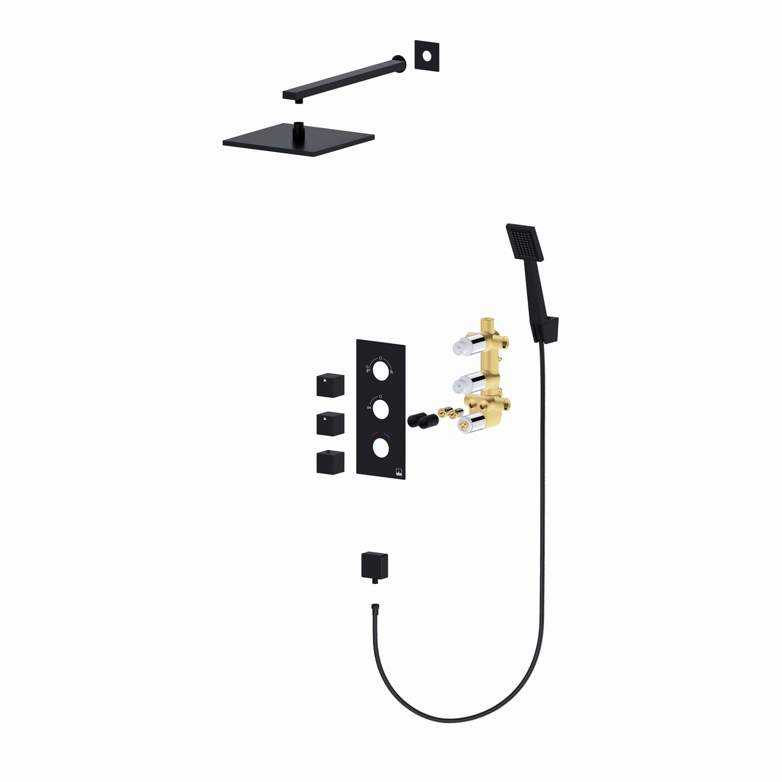 Душевой комплект Timo Tetra-thermo SX-0179/03SM с термостатом
