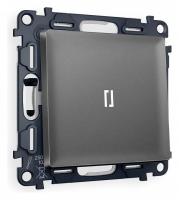 Выключатель одноклавишный с подсветкой без рамки Ambrella Volt Quant MA652015