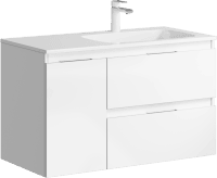 Тумба под раковину Aqwella Accent 90 ACC0109RW правая