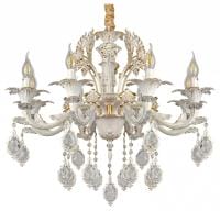 Подвесная люстра AM-Group CLEOPATRA CLEOPATRA SP8 WH+GL