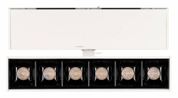 Светильник на штанге Arlight MAG-LASER-FOLD-45-S160-6W Day4000 (WH 15 deg 24V) 026969