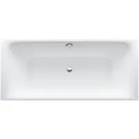 Ванна стальная Bette Lux 3440-000 PLUS 170x75 см, с водоотталкивающим покрытием, белый