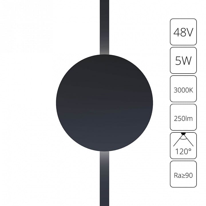 Накладной светильник Arte Lamp Rapid A1163PL-1BK