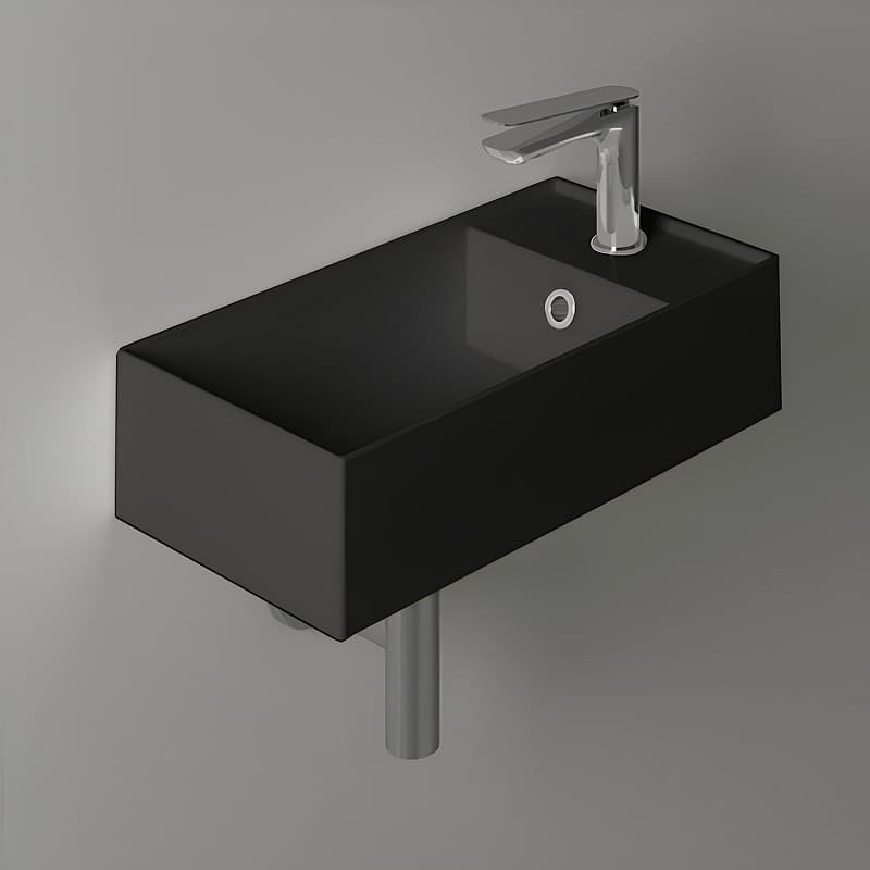 Раковина Simas Agile 50 R AG50 nero matt*1 черная матовая
