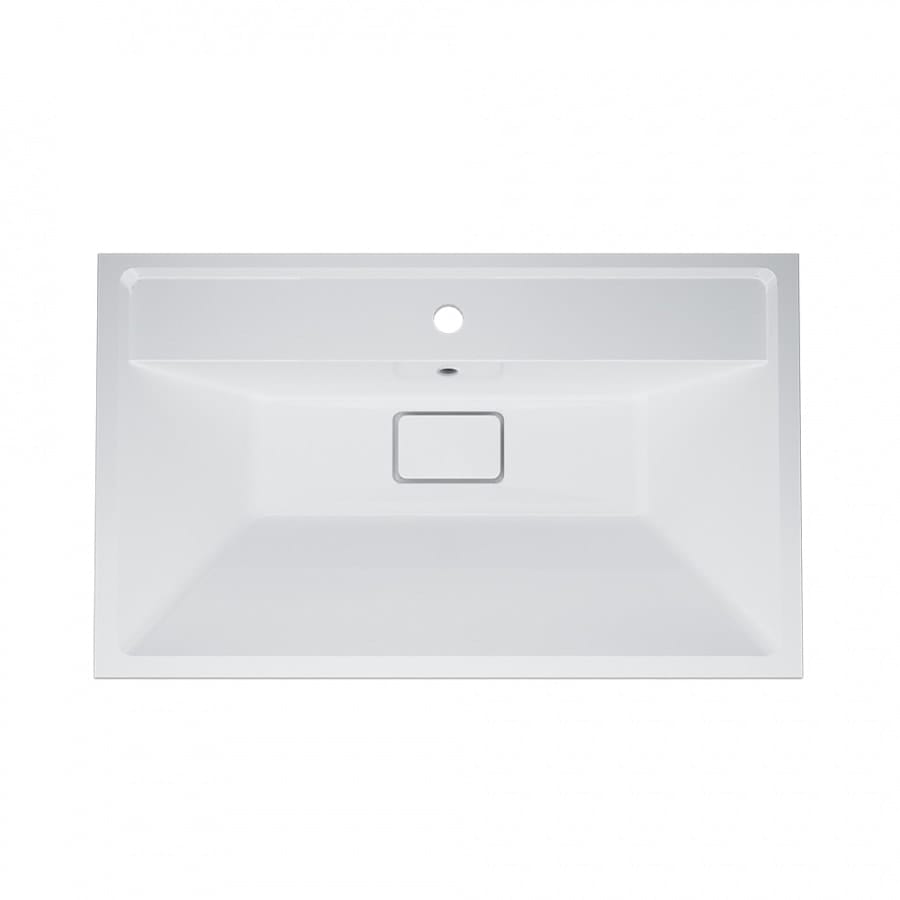 Раковина AM.PM Inspire V2.0 80 (M50AWPX0801WG) со сливом-переливом