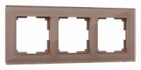 Рамка на 3 поста Werkel Favorit (латте, стекло) W0031142