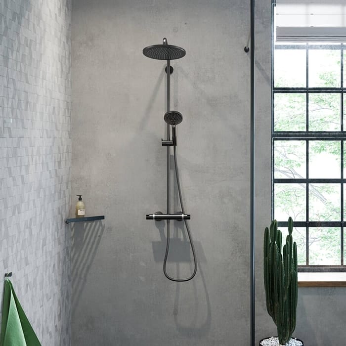 Угловая корзинка hansgrohe AddStoris 41741340 шлифованный черный хром