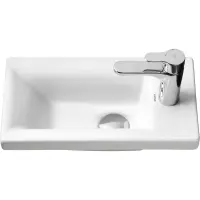 Раковина Акватон Миранда 1WH302500 40,5x22 см, накладная, белый