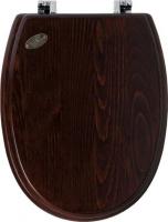 Крышка-сиденье Simas Arcade AR008noce/cr с микролифтом петли хром