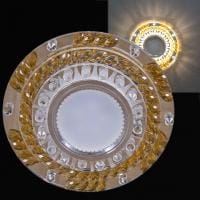 Встраиваемый светильник Reluce  22092-9.0-001PL MR16+LED3W CL+GD