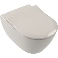 Унитаз подвесной Villeroy & Boch Subway 2.0 Pеrgamon 5614R0R3 безободковый, пергамон глянец