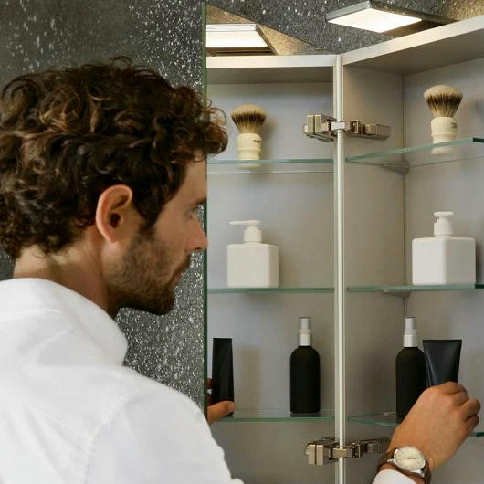 Зеркальный шкаф Keuco Royal 15 50 14401171201 алюминий