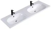 Раковина CeramaLux 3120 120x46 см, накладная, белый