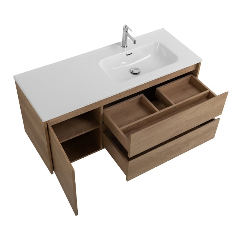Тумба под раковину BelBagno Kraft 120 KRAFT-1200-2C-1A-SO-RNN-R натуральный дуб небраски