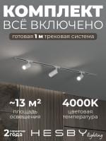 Комплект трековый Hesby Lighting Skylite №3 HSBL_kompl_S003_VI1W4K
