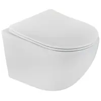 Унитаз подвесной Teka Manacor 117320002 NEW безободковый, с сиденьем микролифт, белый