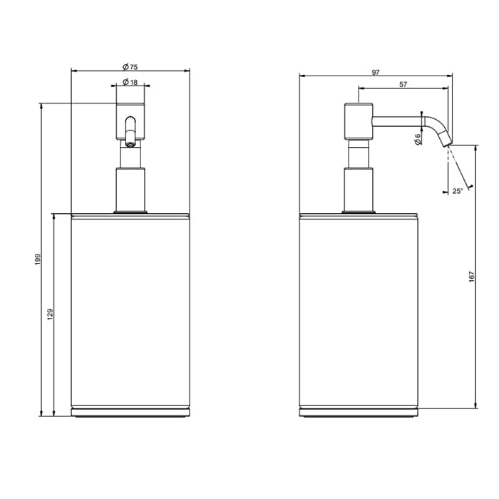 Дозатор для мыла Gessi Tondo 66438#149 никель